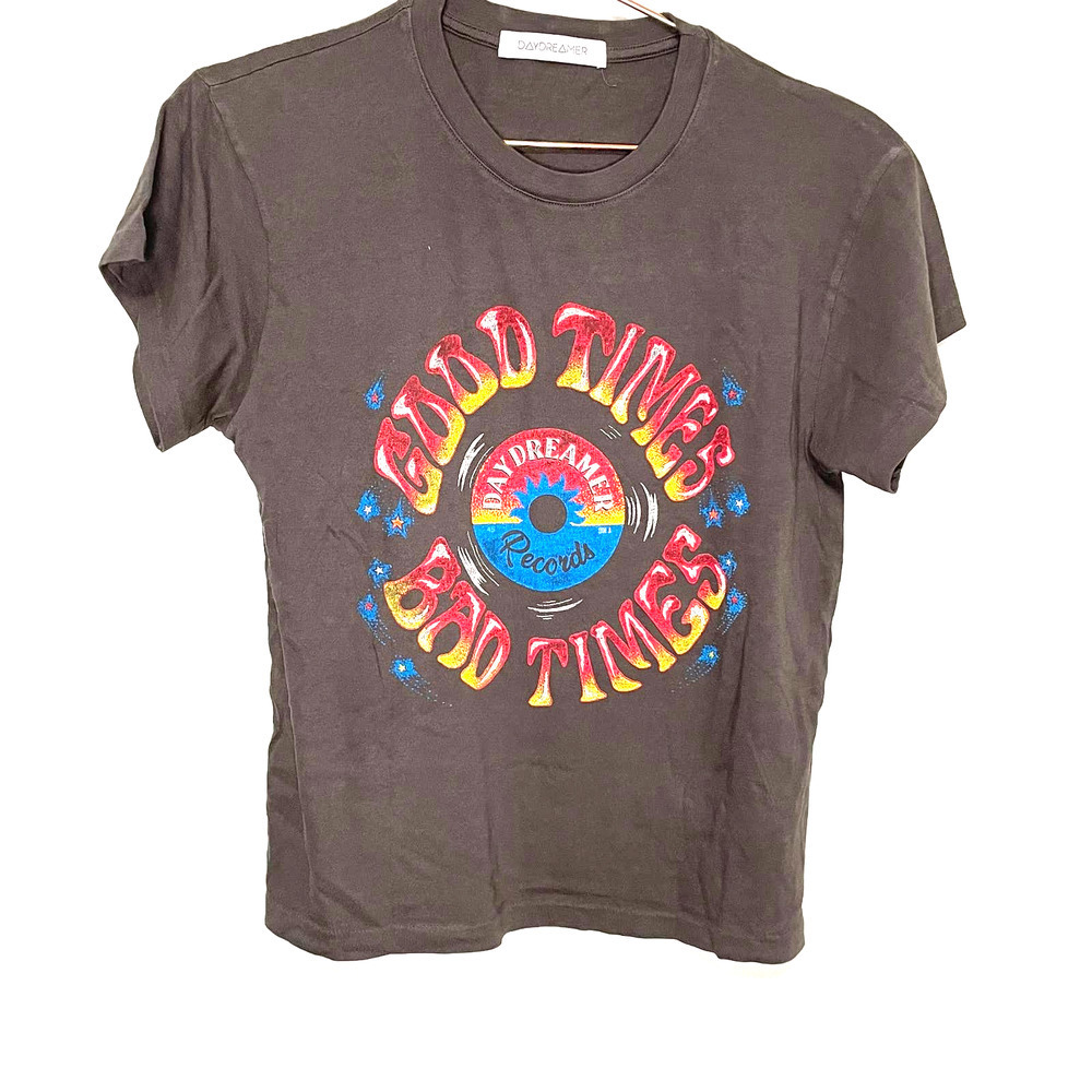 Daydreamer Good Times Bad Times Tour Tee Record Chest Size Extra Small